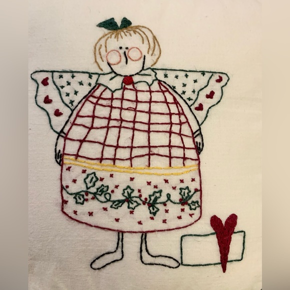 ☘️Embroidered pillow both sides - Picture 3 of 4